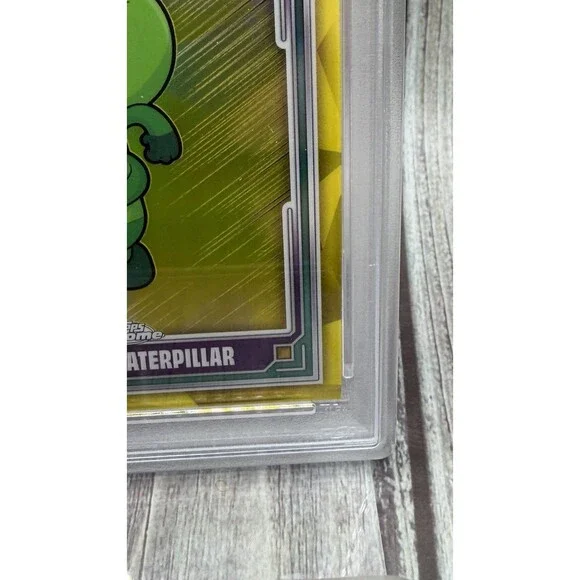 2025 Topps Chrome VeeFriends Capable Caterpillar Yellow Refractor #40 PSA Mint 9